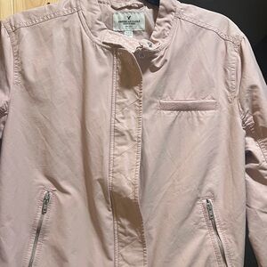 American Eagle Light Pink(rose) ladies bomber style jacket med